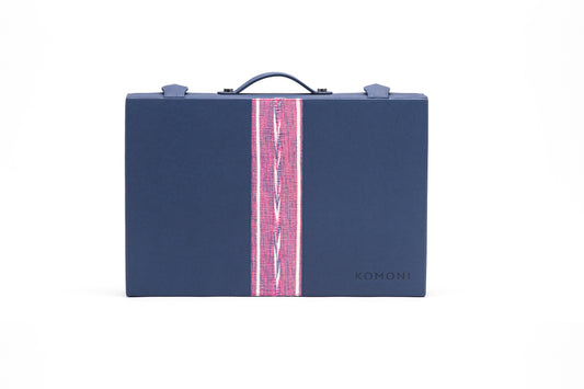 Backgammon Mediano Azul / Morado