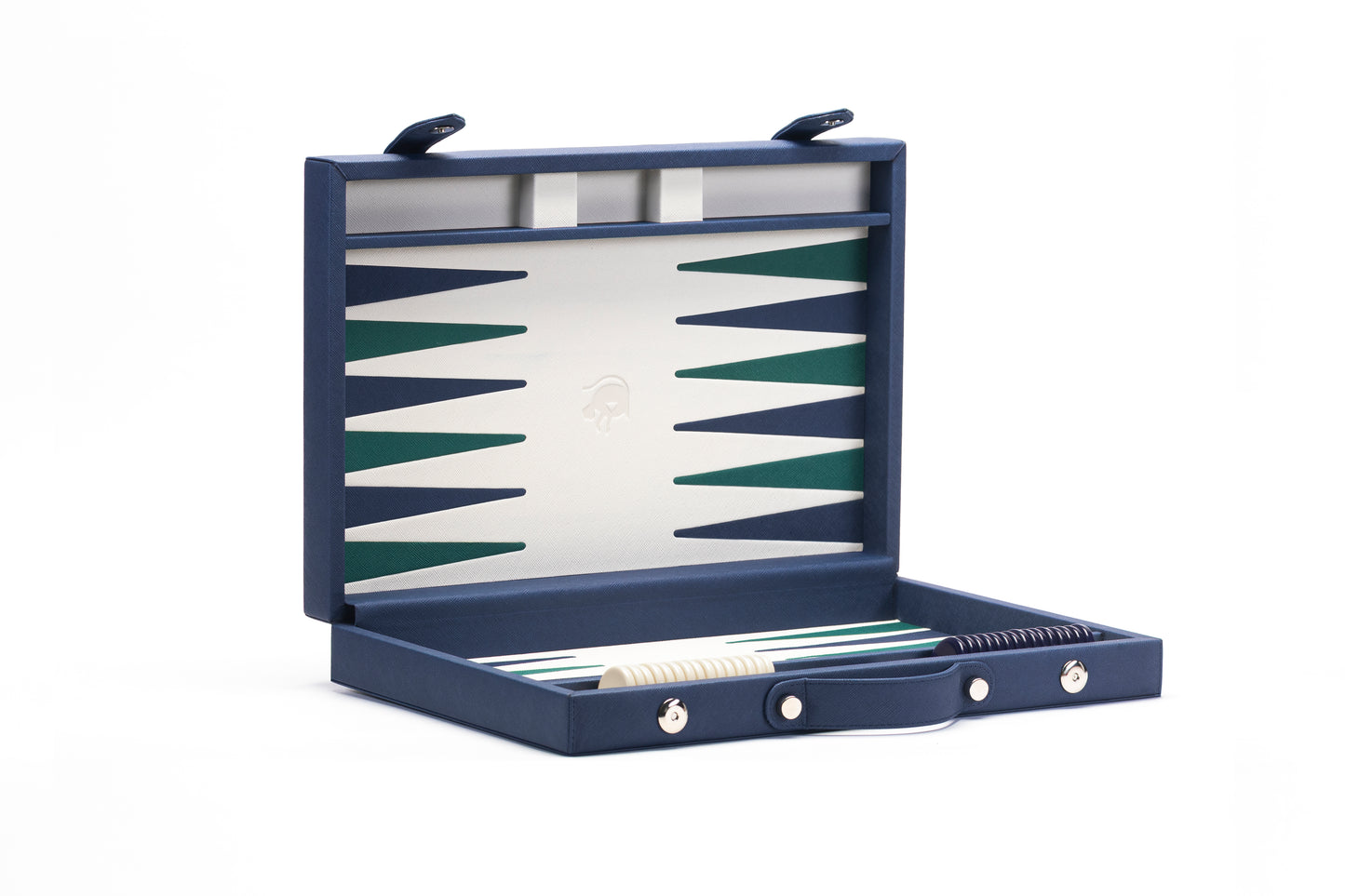 Backgammon Mediano Azul / Verde