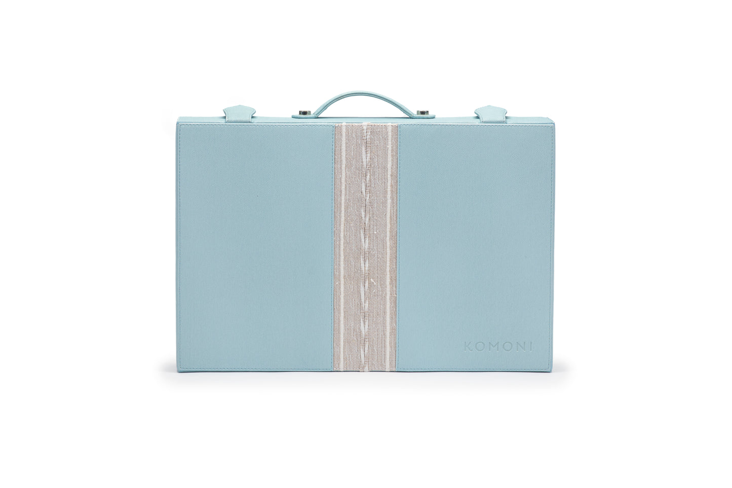 Backgammon Mediano Baby Blue / Beige
