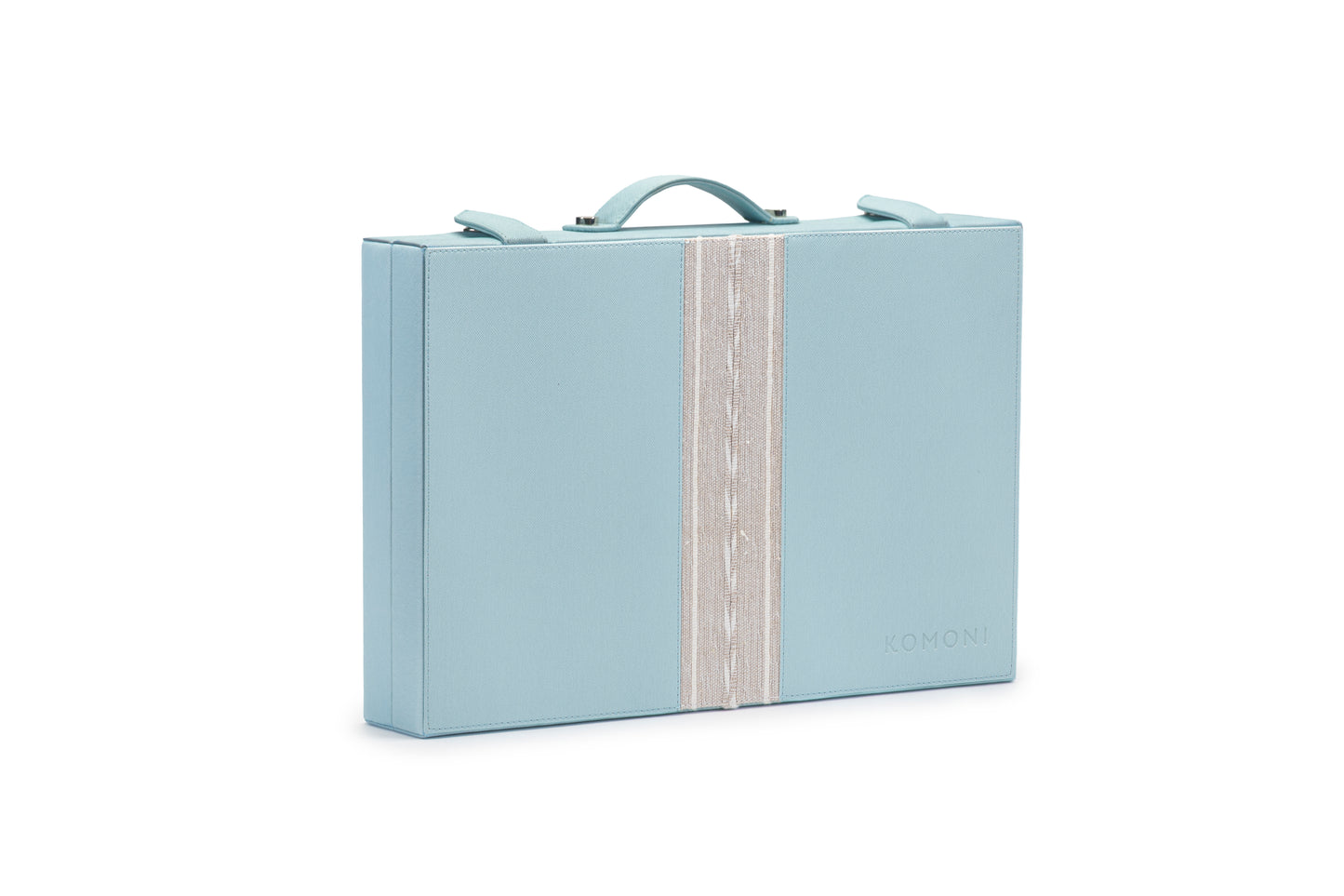 Backgammon Mediano Baby Blue / Beige