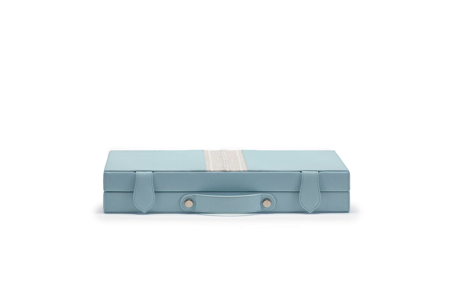 Backgammon Mediano Baby Blue / Beige