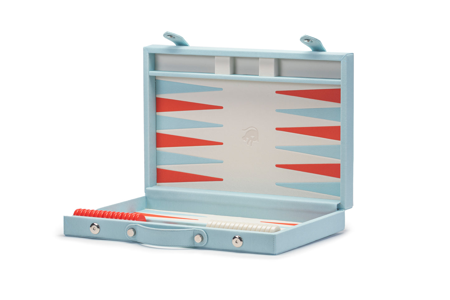 Backgammon Mediano Baby Blue / Beige