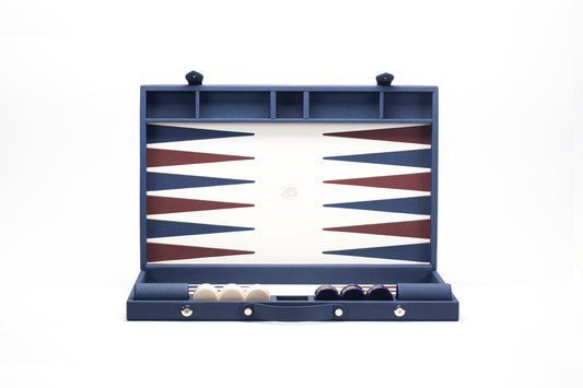 Backgammon Profesional Azul / Morado