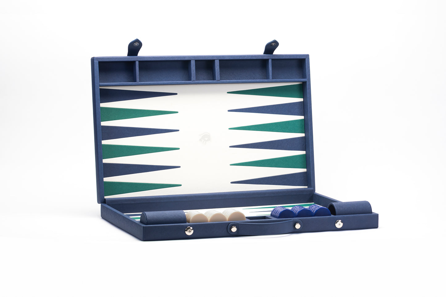 Backgammon Profesional Azul / Verde
