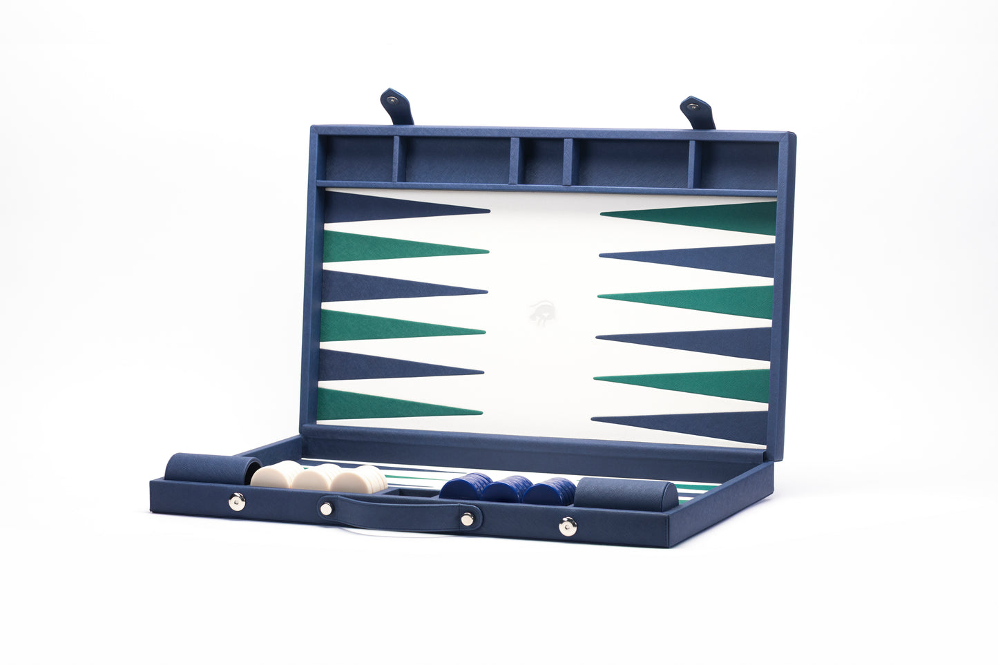 Backgammon Profesional Azul / Verde