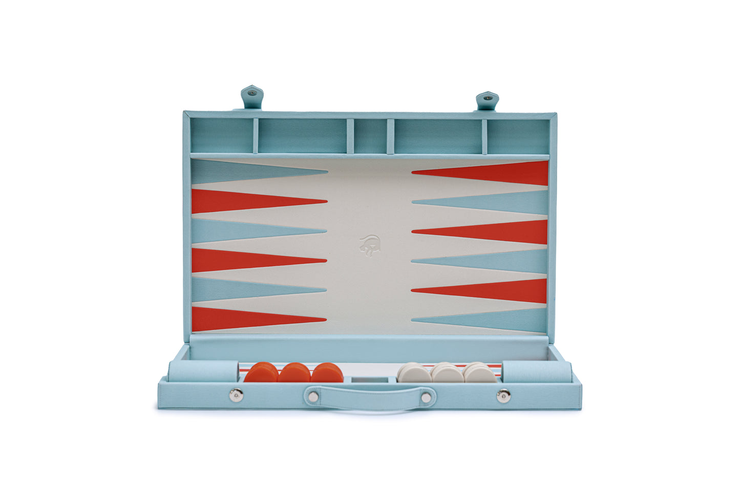 Backgammon Profesional Baby Blue / Beige