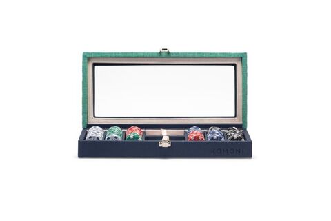 Fichero de pokér Azul / Verde