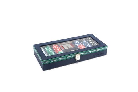 Fichero de pokér Azul / Verde