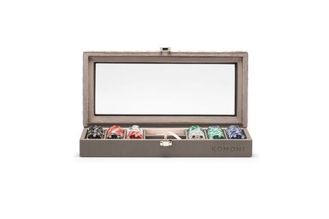 Fichero de pokér Gris / Beige